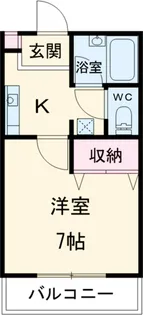 エスポワール【206号室】の間取り