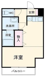 アズビオス元城【8階】の間取り