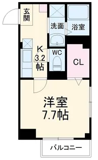 舞ハイツ【3階】の間取り