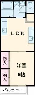 ホワイトハウス【2階】の間取り