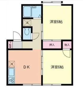 コートハイム第2【1階】の間取り
