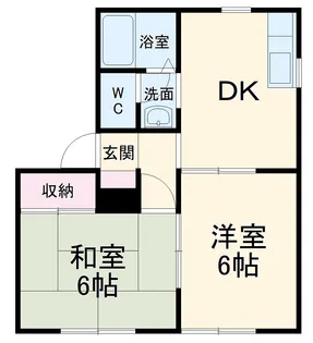ハイツKATO【2階】の間取り