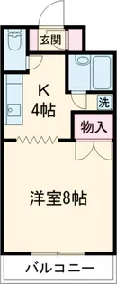 サントノーレ【103号室】の間取り