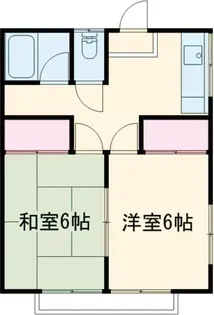 サニーコート(藤岡町)【201号室】の間取り