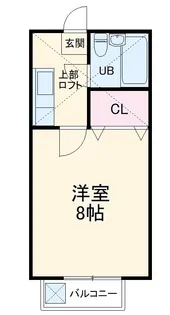 桜町ハイツ【2階】の間取り