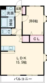 ラ・メール【2階】の間取り