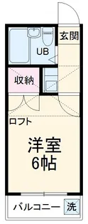 ハイツこうみ【2階】の間取り