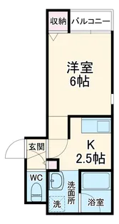 ポートレジデンス【1階】の間取り