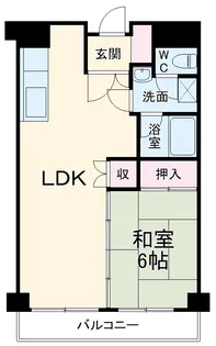 えびすビル松本【6階】の間取り