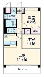 ルミエール【3階】の間取り