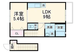 Teto−LatteⅡ【2階】の間取り