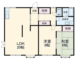 ファミール海老名【102号室】の間取り