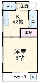 コーポIVY【2階】の間取り