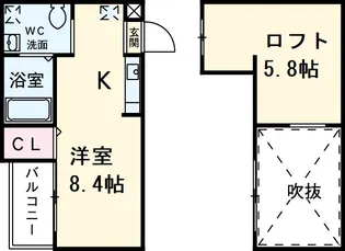 セジョリグラース【201号室】の間取り