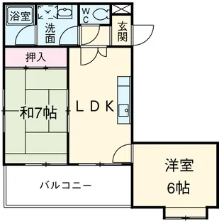 日宝レスカール幸町【10階】の間取り