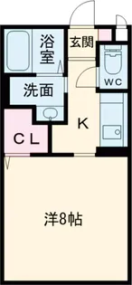 プルメリア E棟【2階】の間取り
