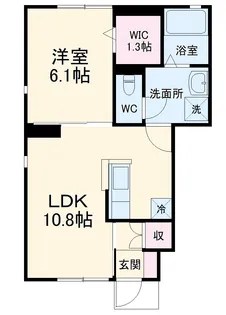 フィカーサ セレッソ【1階】の間取り