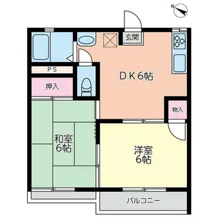 コーポ・あーさ寺尾【2階】の間取り