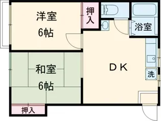 ベルシオン【1階】の間取り