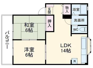 相武台コート【3階】の間取り