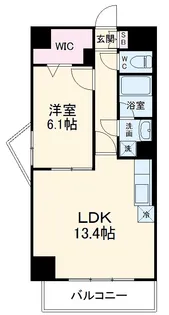 MAJESTY ONE【9階】の間取り