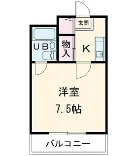 グローリア成城【2階】の間取り