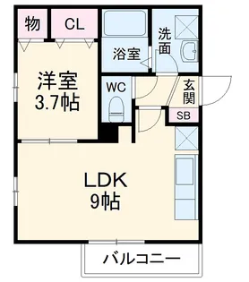 プレミール【1階】の間取り