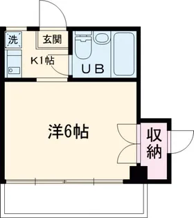 えびすハイム【2階】の間取り