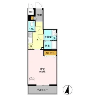 エキスポコンフォート Ⅱ【4階】の間取り
