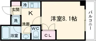 グリーンハイツ豊川Ⅱ【4階】の間取り