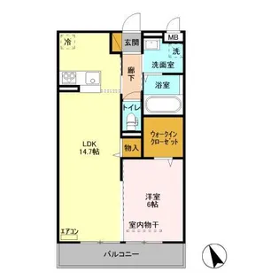 ラウレアコート【3階】の間取り