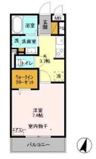 NTCながれやま【3階】の間取り