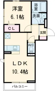 メゾン・ド・ノールおおたか【3階】の間取り