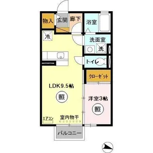 セゾン赤羽【2階】の間取り