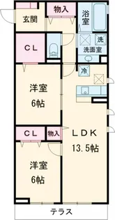 Laffinage【1階】の間取り