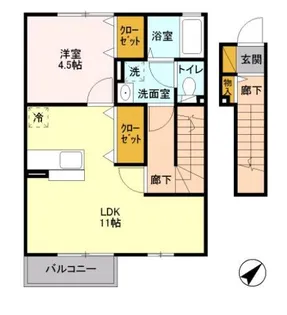 Pino【2階】の間取り