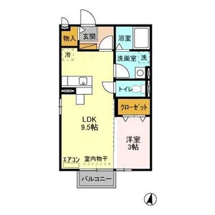 メゾン・エスポワール C【203号室】の間取り
