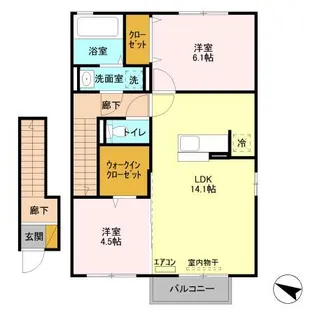 KESHIKI【2階】の間取り