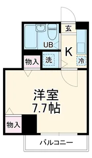 SS第3ビル【604号室】の間取り