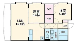 アルストロメリア【3階】の間取り