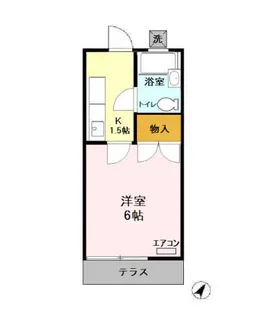 ハイツKM【1階】の間取り