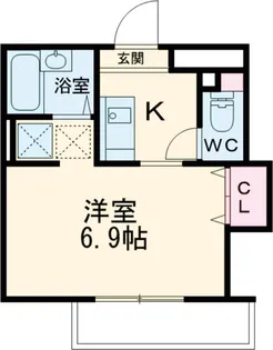 レ・セーナひばりヶ丘【1階】の間取り