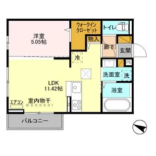 グランサントビー【2階】の間取り