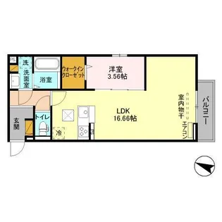 グランサントビー【2階】の間取り