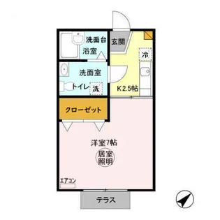 メゾンドノア【1階】の間取り