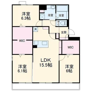 Regulus【3階】の間取り