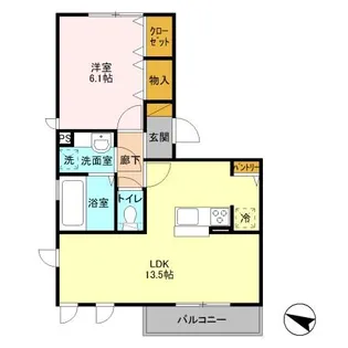 翡翠館 Ⅱ【2階】の間取り