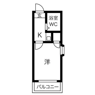 サニーハウス中須町【201号室】の間取り