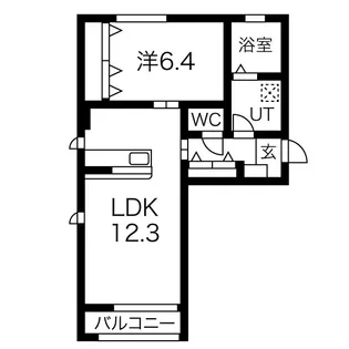 エルヴィータ【1階】の間取り