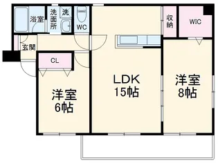 Blossom K【3階】の間取り